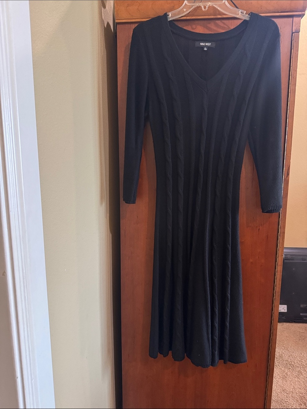 Classic Black Sweater Dress